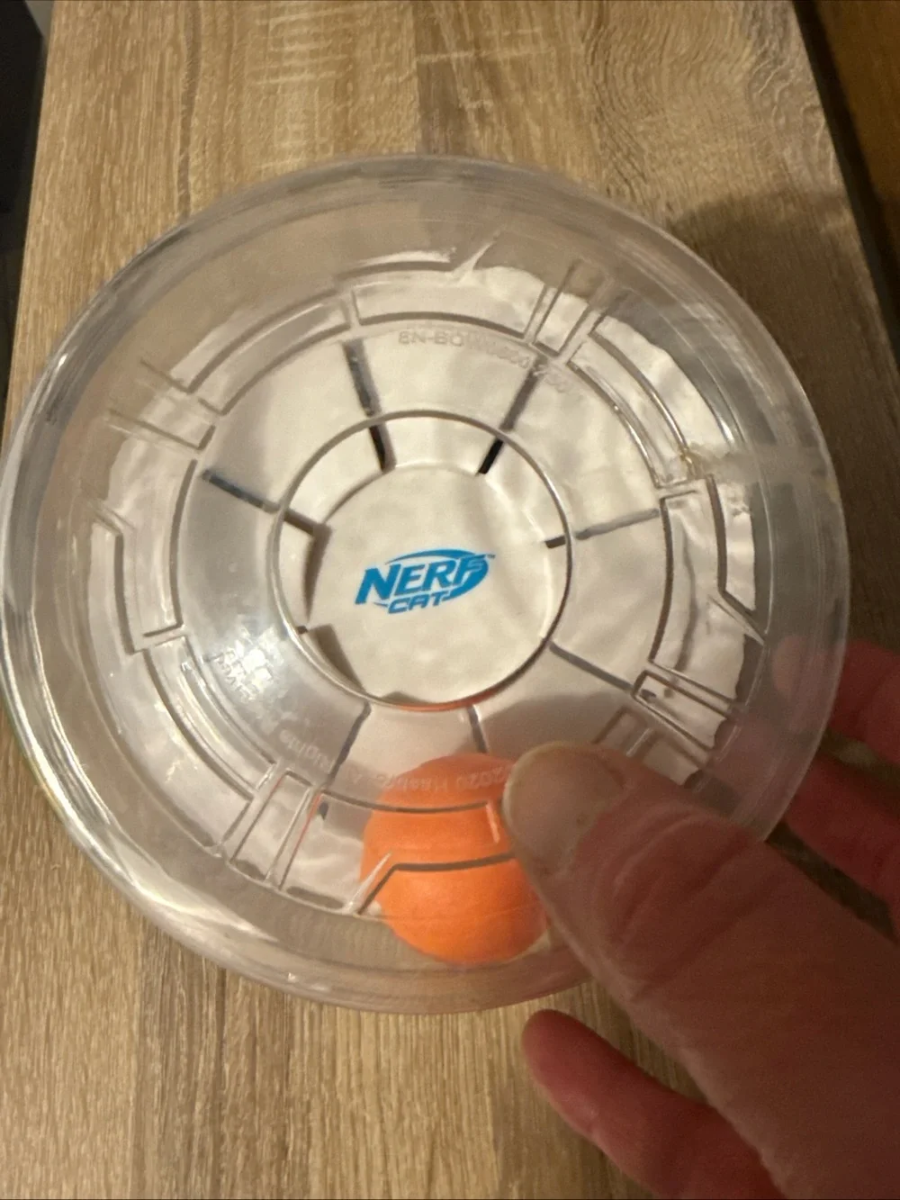 Nerf Cat Electronic Spinning Cyclone with 40mm Ping Pong Ball Pet Supplies